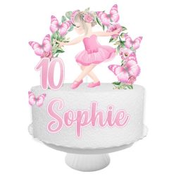 Topo de Bolo Digital Bailarina md1