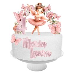 Topo de Bolo Digital Bailarina md2