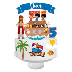 Topo de Bolo Digital 3 Palavrinhas md1