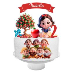 Topo de Bolo Digital Branca de Neve Baby md2