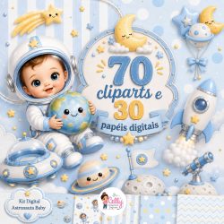 Kit Digital Astronauta Baby