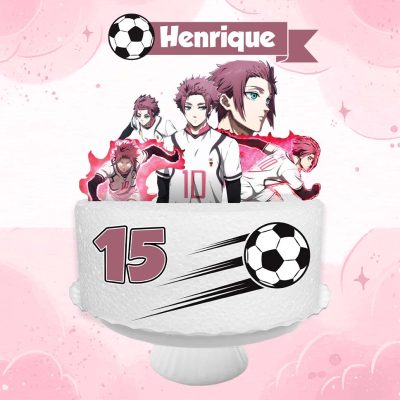 Topo de Bolo Digital Blue Lock md2