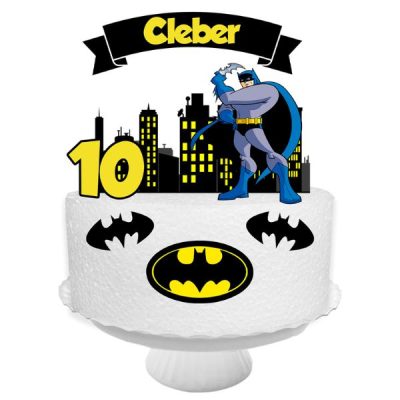 Topo de Bolo Digital Batman md1