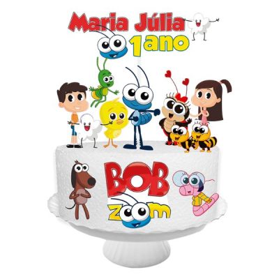 Topo de Bolo Digital Bob Zoom md2 tb