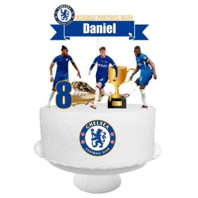Topo de Bolo Digital Chelsea md1