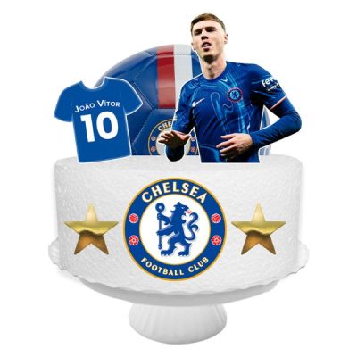 Topo de Bolo Digital Chelsea md2